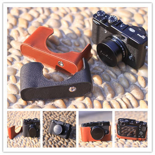 【意大利全真牛皮 富士X10真皮相机包 底座X10相机皮套 专用包】价格,厂家,图片,摄影包,海豚数码配件经营部-